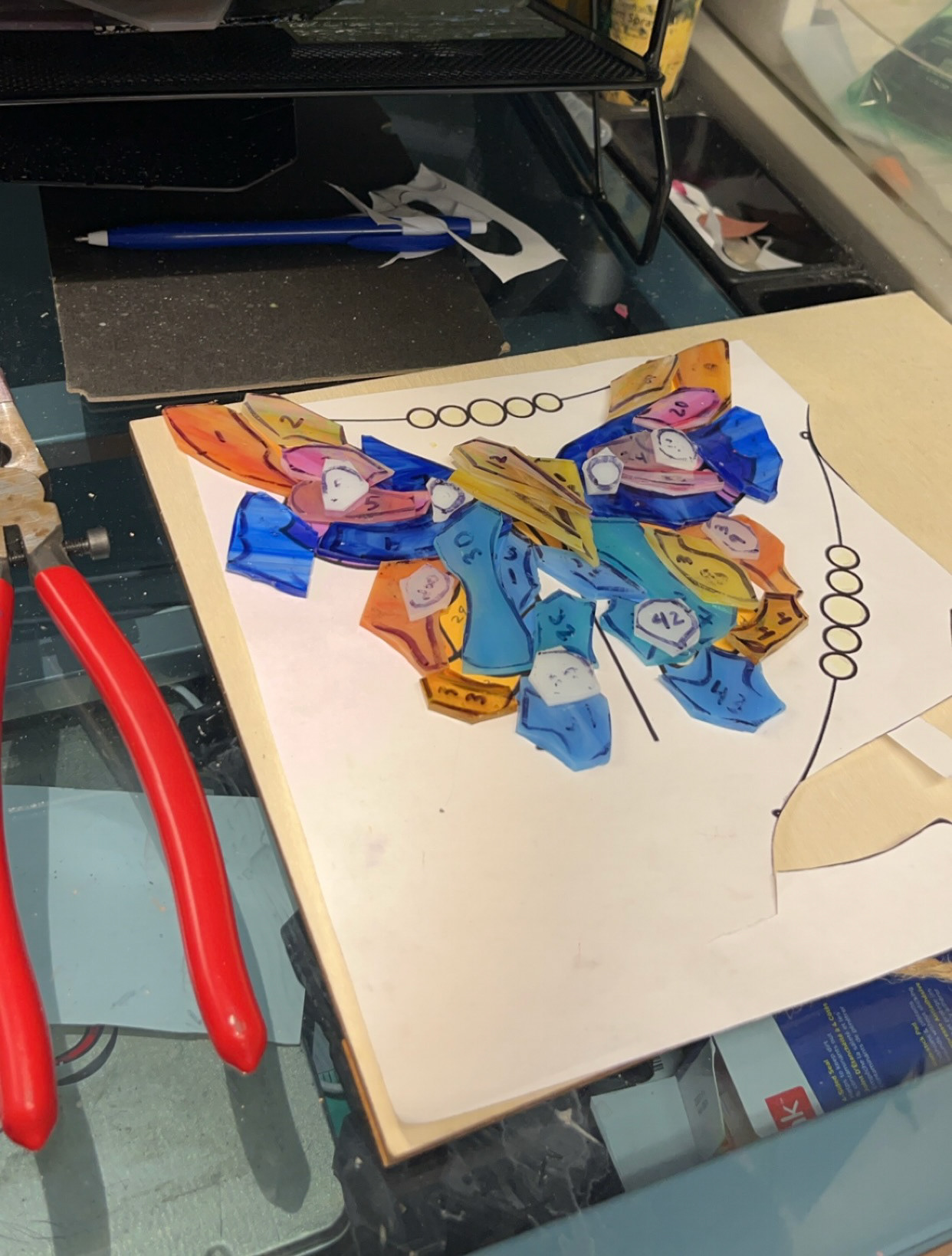 Butterfly Stained Glass 4