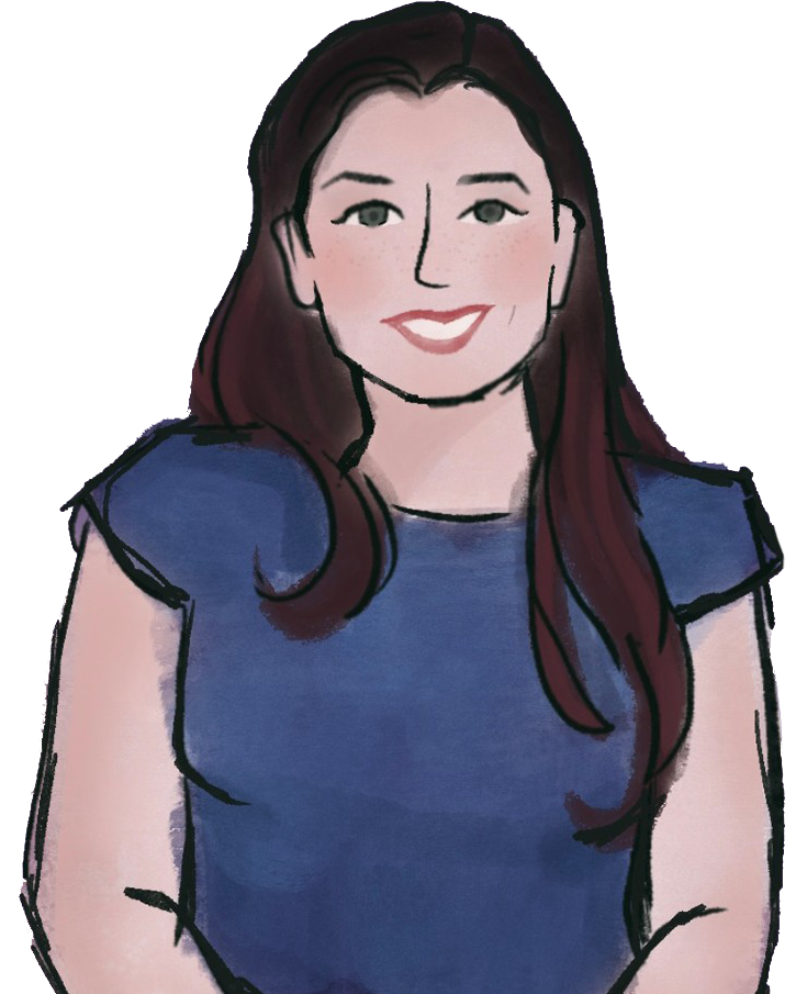 Illustrated portrait of Sydney Silva